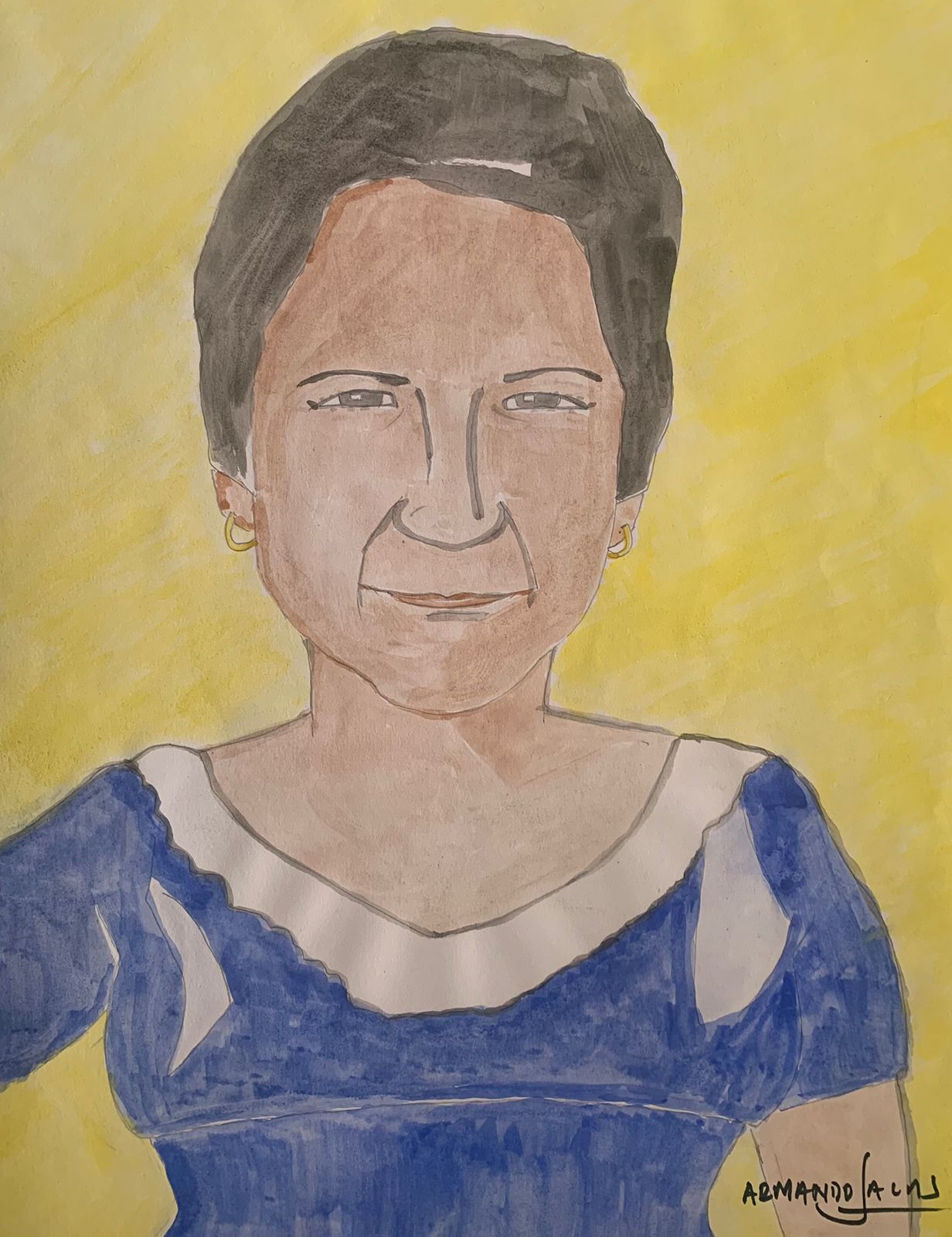 La Partida, Acuarela, 2025