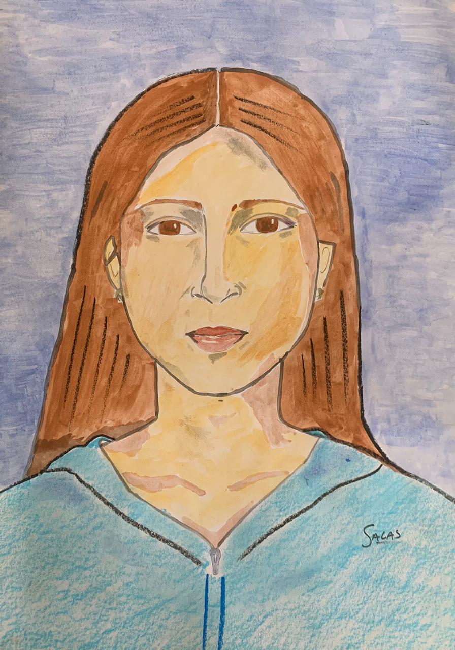 Muñequita II, Acuarela, 2025