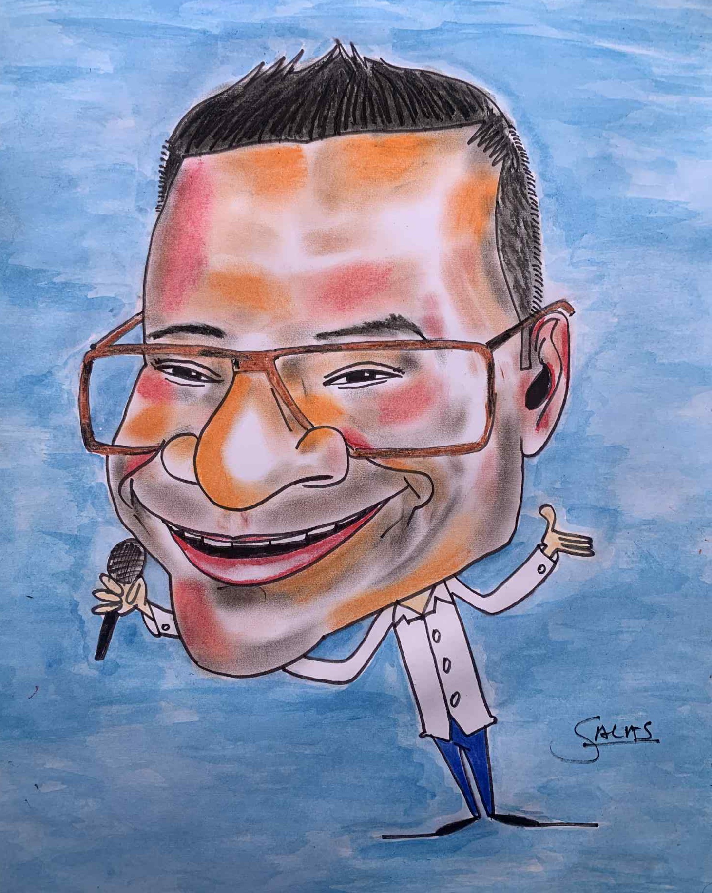 El Desenfrenado, óleo pastel, 2025